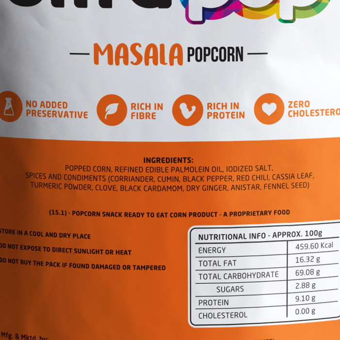 Ultrapop Indian Masala Popcorn