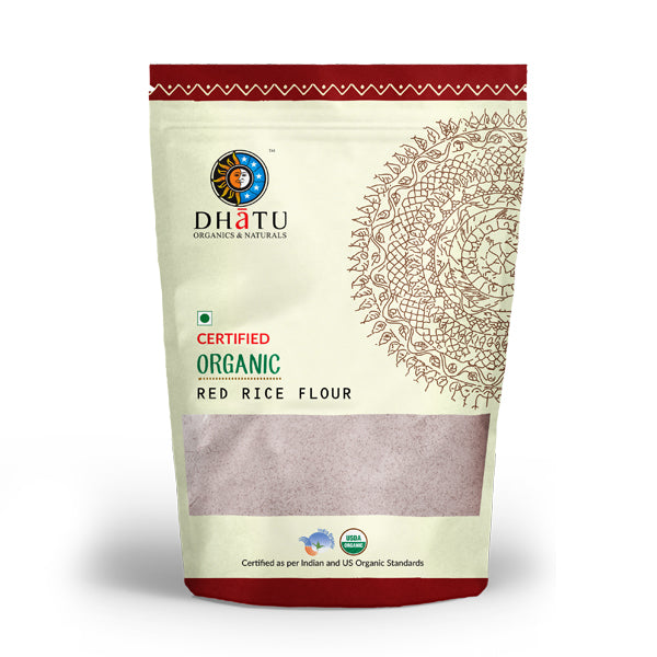 Organic Red Rice Flour - Stone Ground