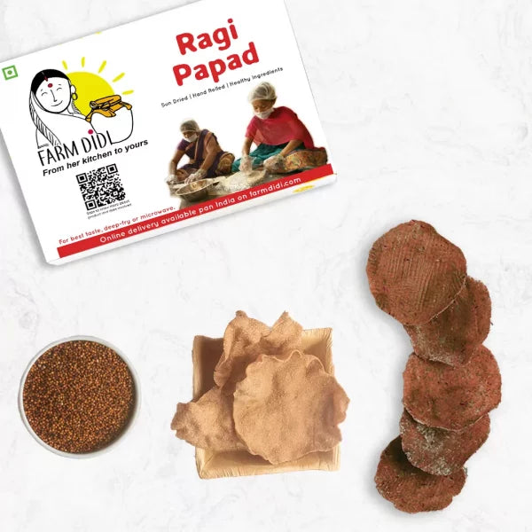 FarmDidi Healthy Ragi or Finger millet Papad
