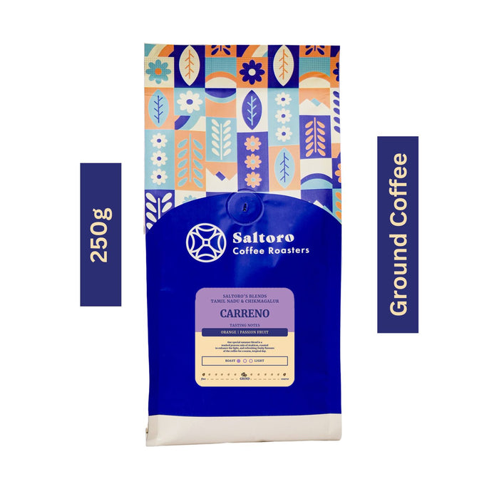 Carreno - Ground Coffee  Medium Light Roast Premium Coffee - 100% Arabica