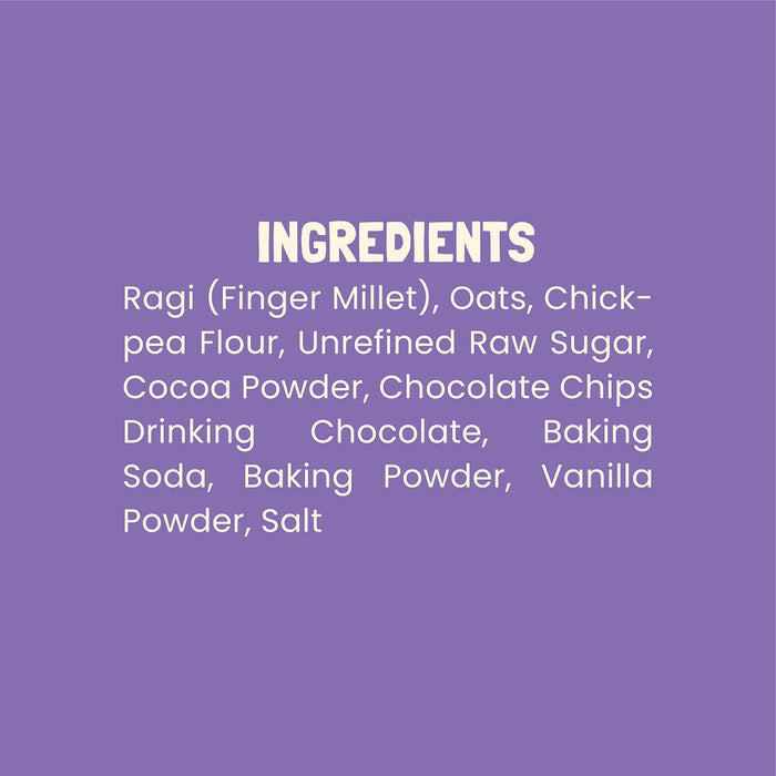 Cheeky Chocolate - Millet Pancakes & Waffle Mix - No Maida, No Preservatives, Gluten Free, Vegan (150gm each)