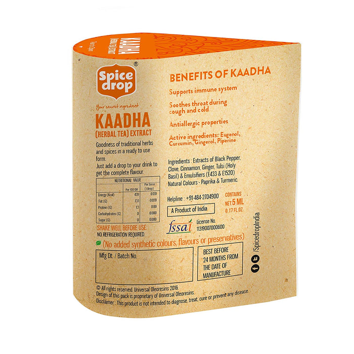 Spice Drop Herb Brews Ayush Kadha/ Kwath Extract for Immunity