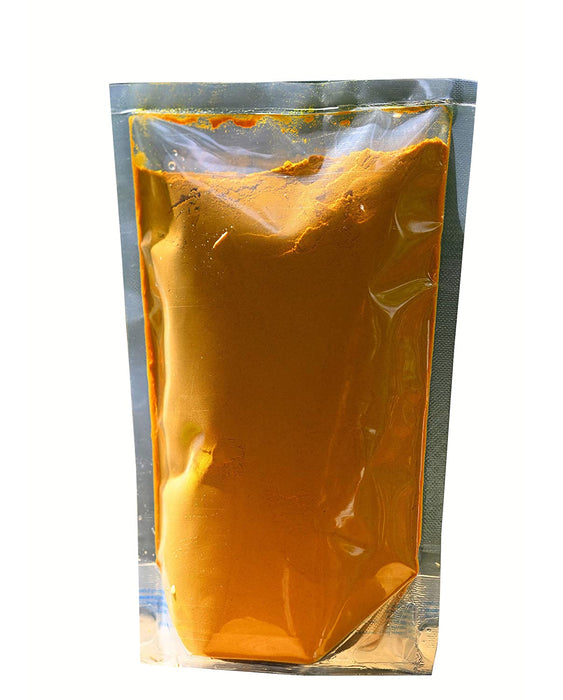 Homemade - Turmeric Powder (Organically Grown Local Variety of Turmeric Powder) from Kerala - (100% Pure & Natural) (Haldi Powder)