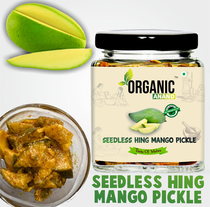 Seedless Oilfree Hing Mango Pickle (Aam ka Achar)