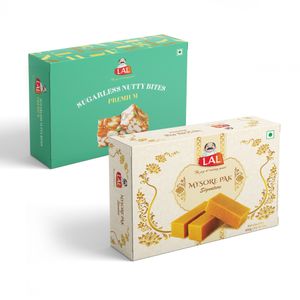 Combo Pack of Mysore Pak and Nutty Bites