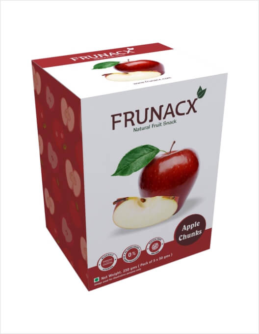 Apple Chunks (Pack of 5*50Gms)