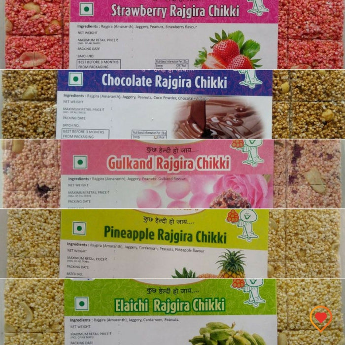Rajgira (Amaranth) contains twice the amount of calcium as milk and is rich in Magnesium. Major ingredient in making rajgira chikki is jaggery. Jaggery contains iron in high proportion. Dunk it in milk or eat as a desert
