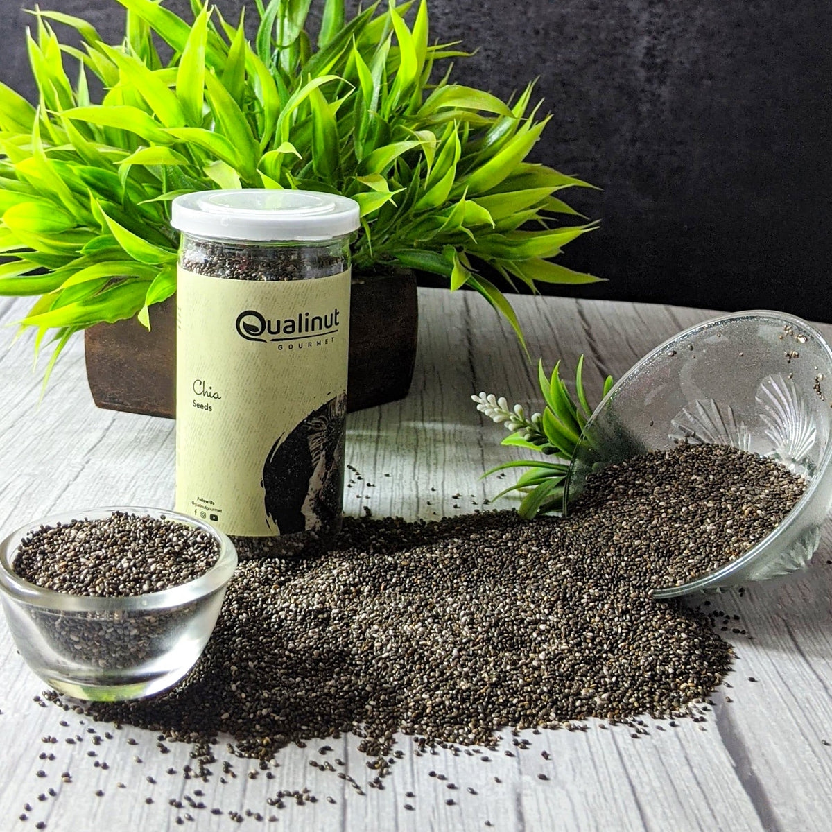 Buy Chia Seeds from Qualinut Gourmet, Bangalore Online — Foodwalas