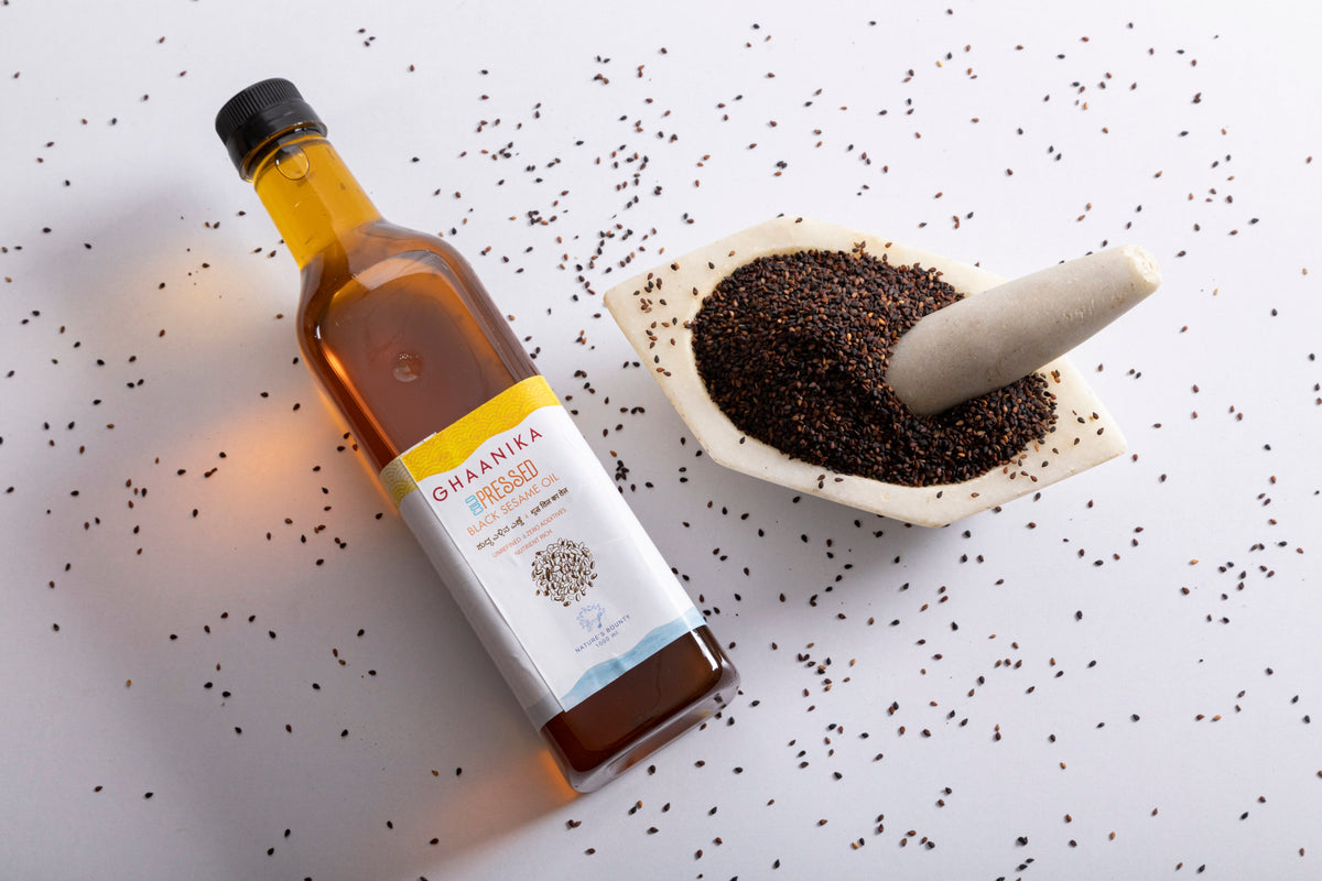 Buy Black Sesame Oil from Atharva Foods, Bangalore Online Foodwalas