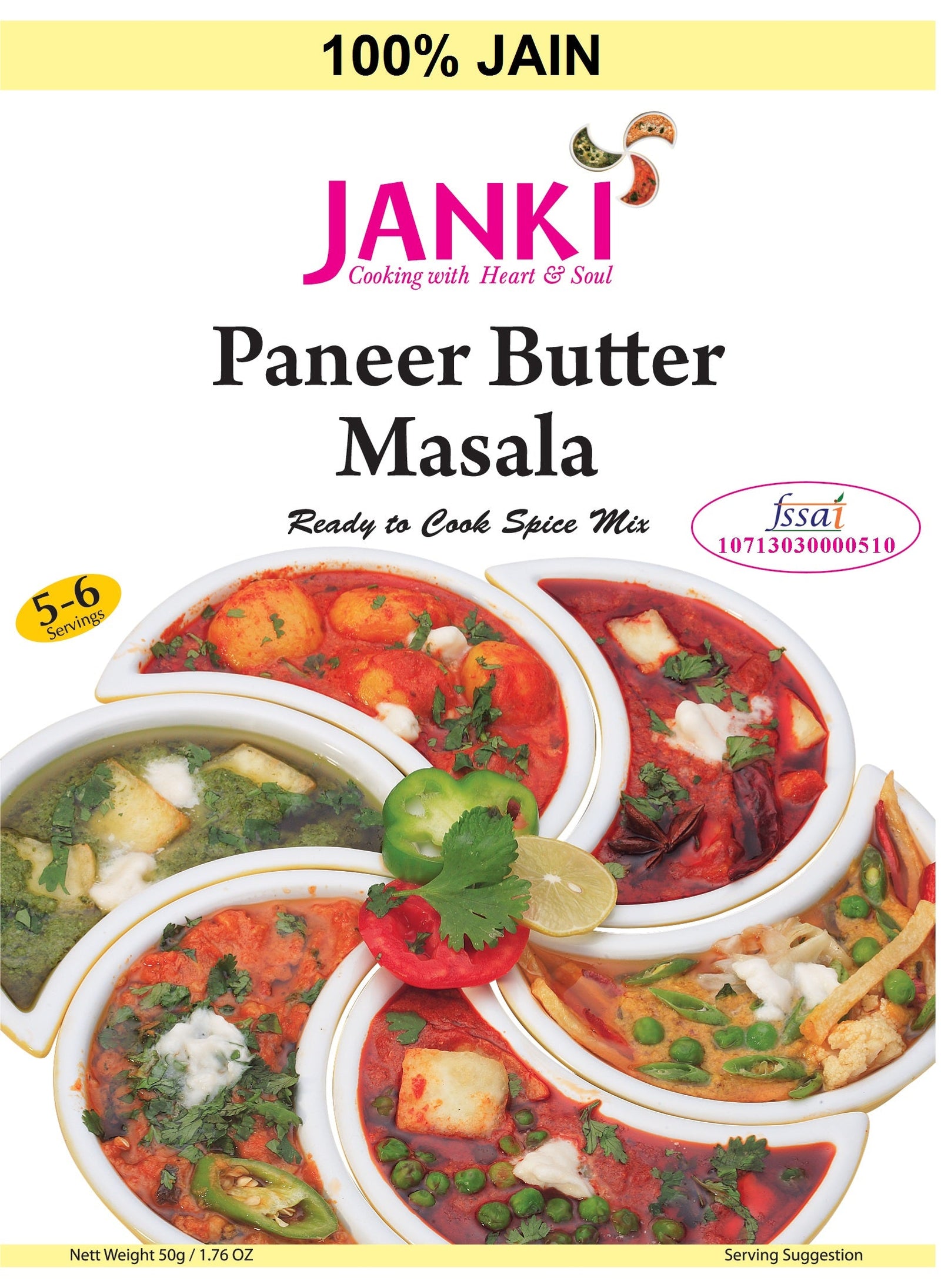 Buy Jain Paneer Butter Sabji Masala from Kanchan Tulsi Foods, Rajkot