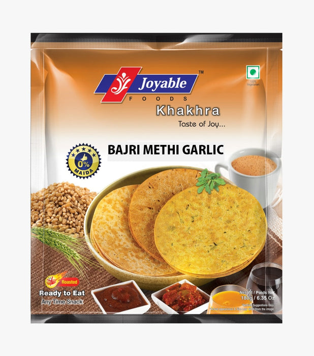 Joyable Khakhra-Bajri Methi Garlic