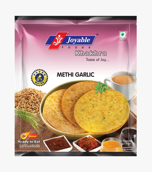 Joyable Khakhra-Garlic Methi
