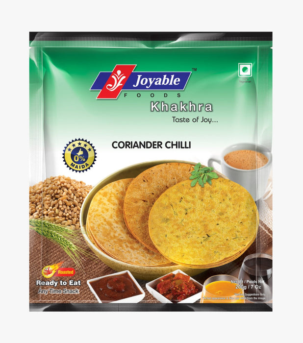 Joyable Khakhra-Coriander Chilli