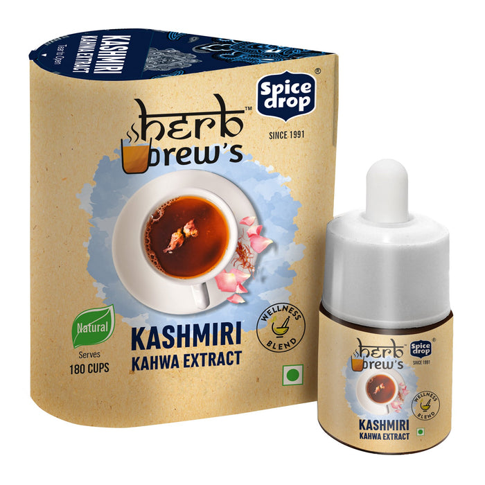 Spice Drop Herb Brews Kashmiri Kahwa Extract for Green Tea