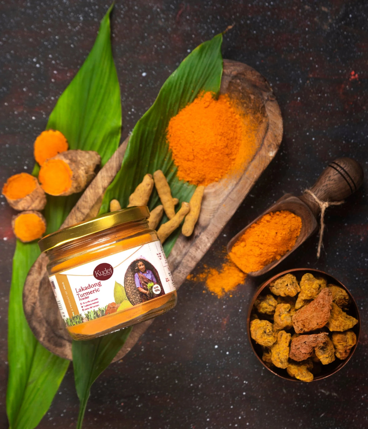 Buy Lakadong Turmeric Powder from Kudej, Mumbai Online | Foodwalas