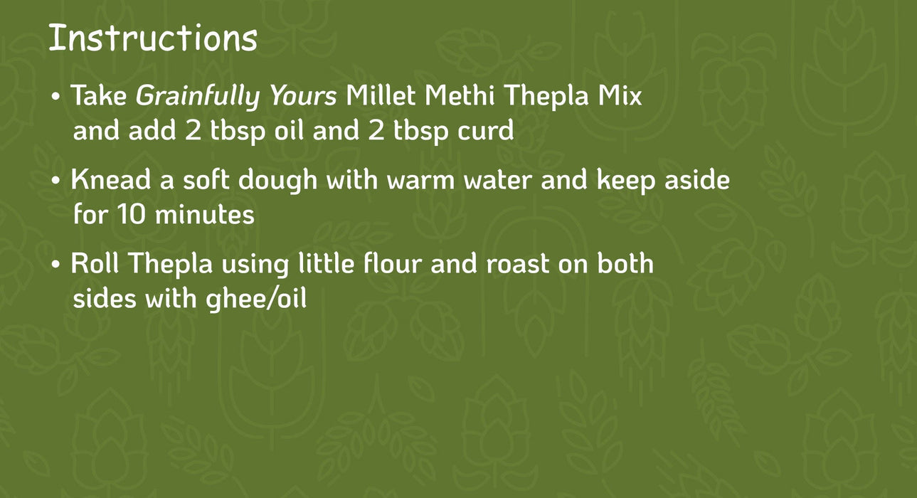 Millet Methi Thepla Mix
