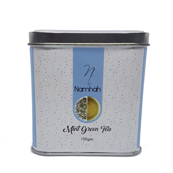 Mint Green Tea | Premium Tea Tin Box