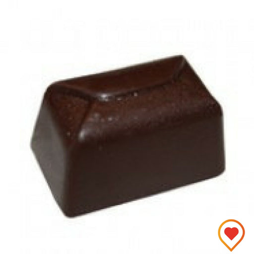 This top seller is a soft mint fondant filled in dark Chocolate