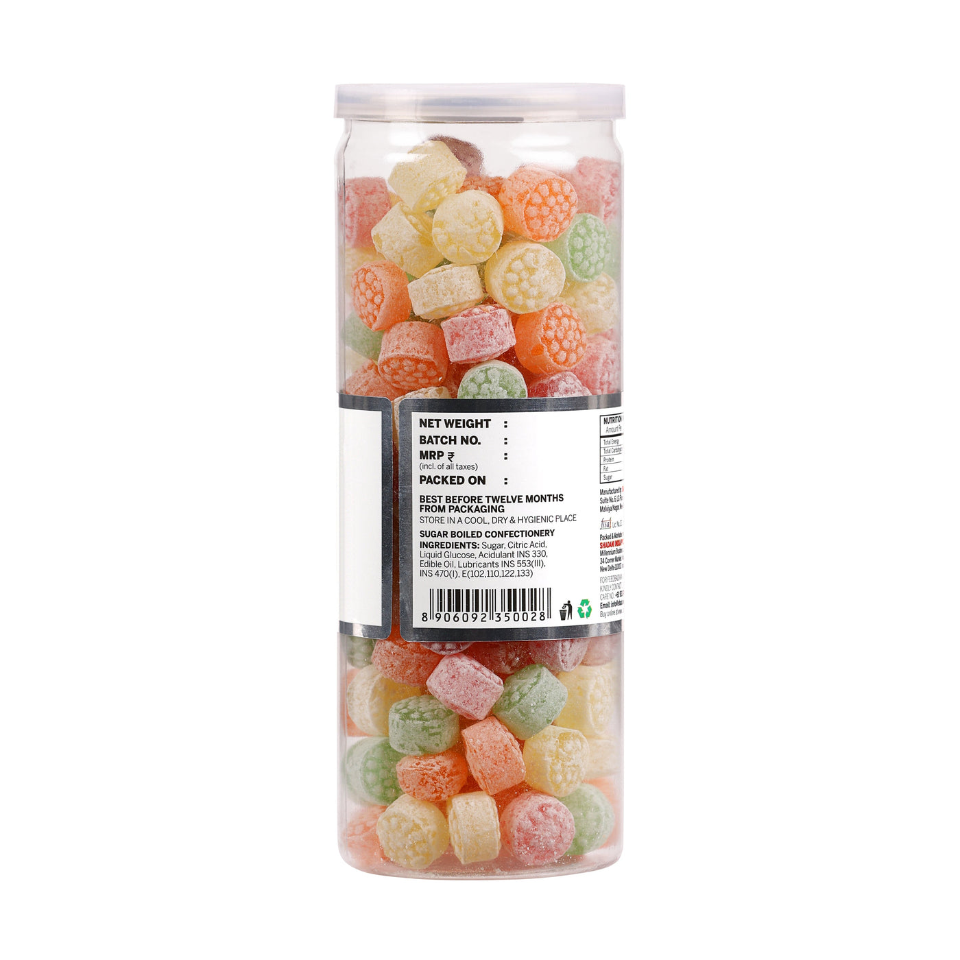 Buy Mix Fruit Candy Can from Shadani, New Delhi Online Foodwalas