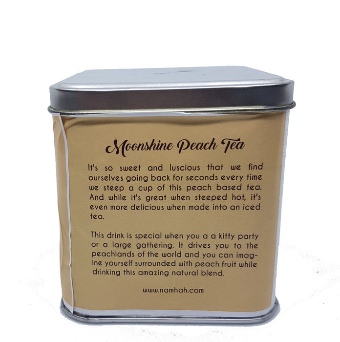 Moonshine Peach Tea | Premium Tea Tin Box