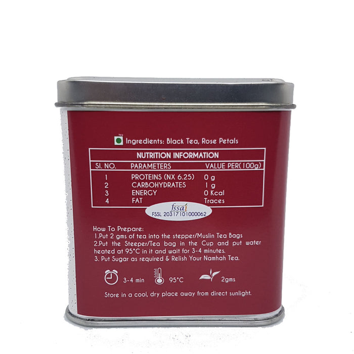 Rose Oolong Tea | Premium Tea Tin Box