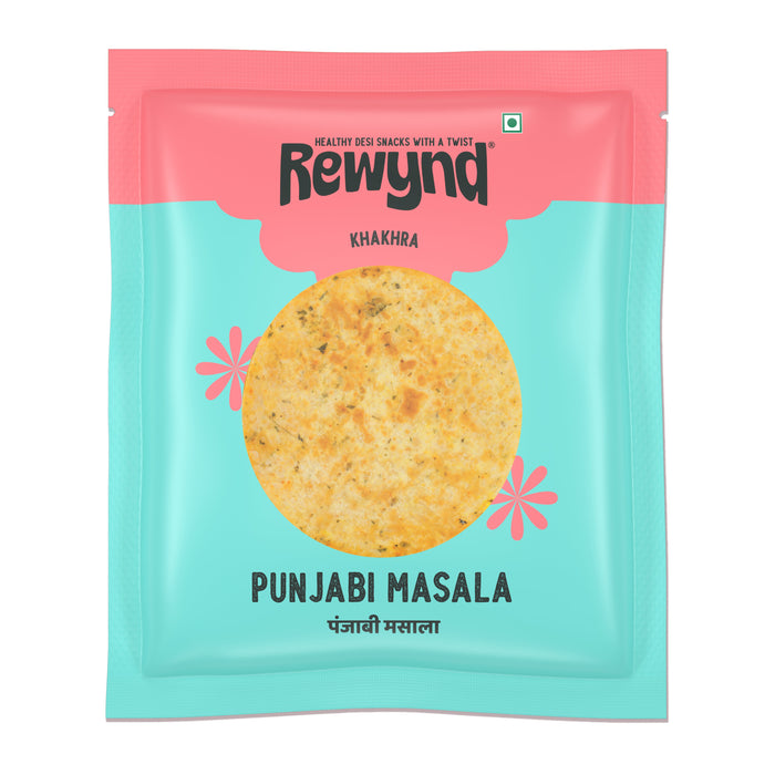 Rewynd Punjabi Masala Khakhra - Pack of 3 (3 x 200gm)