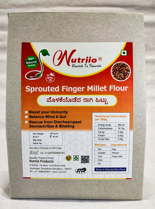 Sprouted Finger Millet Flour
