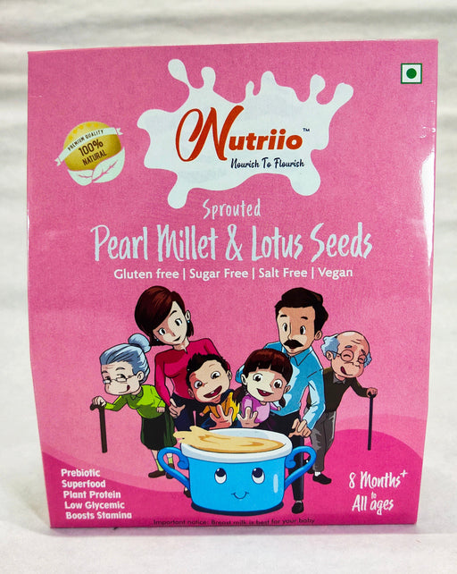 Sprouted Pearl Millet & Lotus Seeds Mix