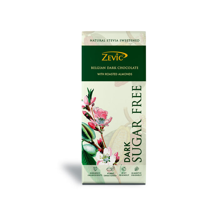 Zevic Roasted Almonds With Stevia (No added sugar)