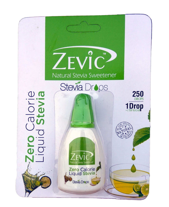 Zevic Stevia Liquid - Sugarfree (250 Servings)