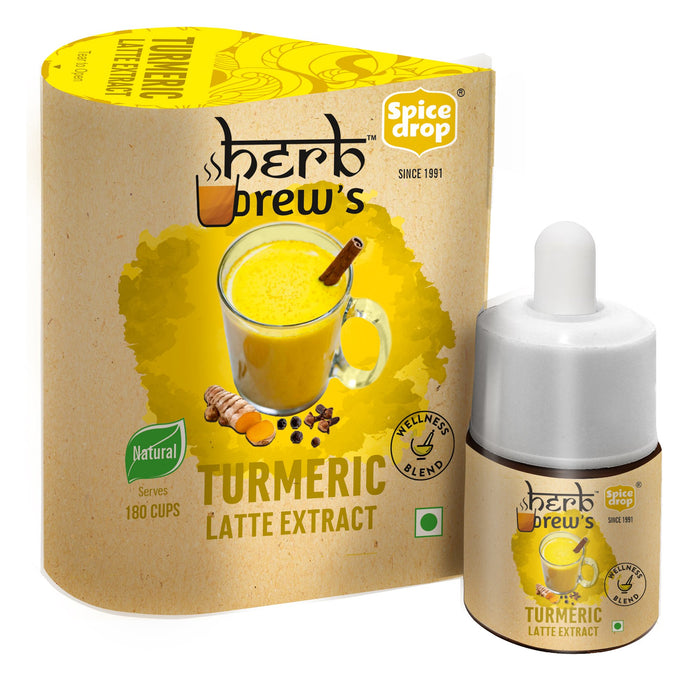 Spice Drop Herb Brews Turmeric Latte Extract for Immunity