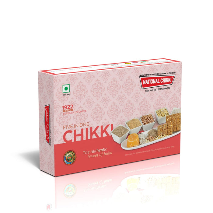 5 in 1 Chikki (Gnut Crush, Gnut, Channa, Til, Coconut)