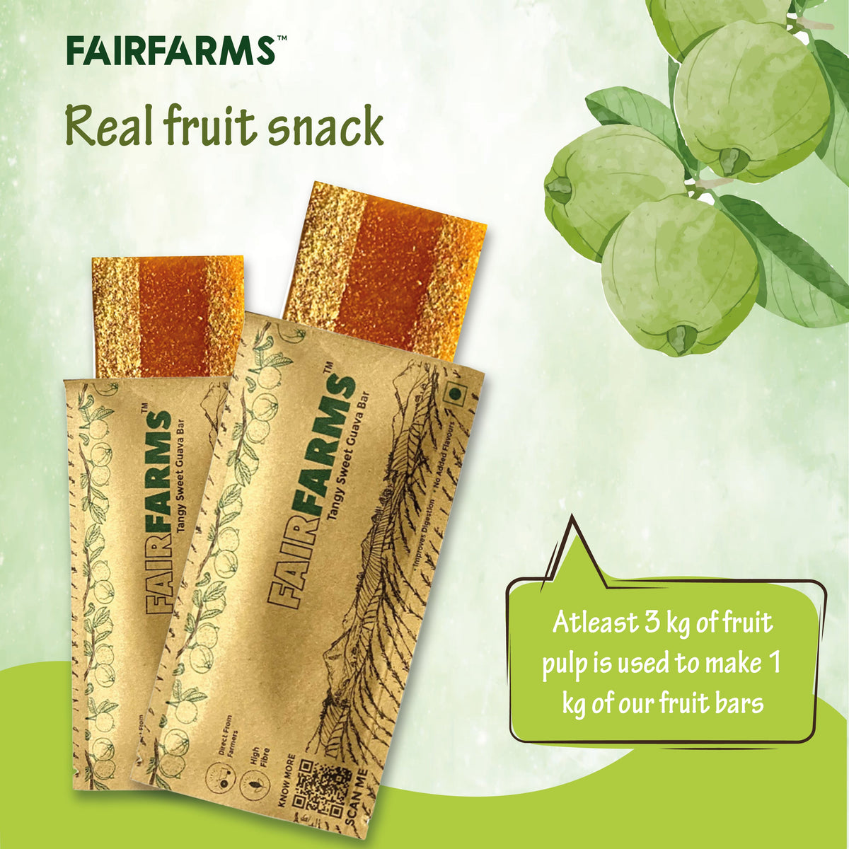 Buy Guava Bar from Jaipur's Fairfarms, Online | Foodwalas.com