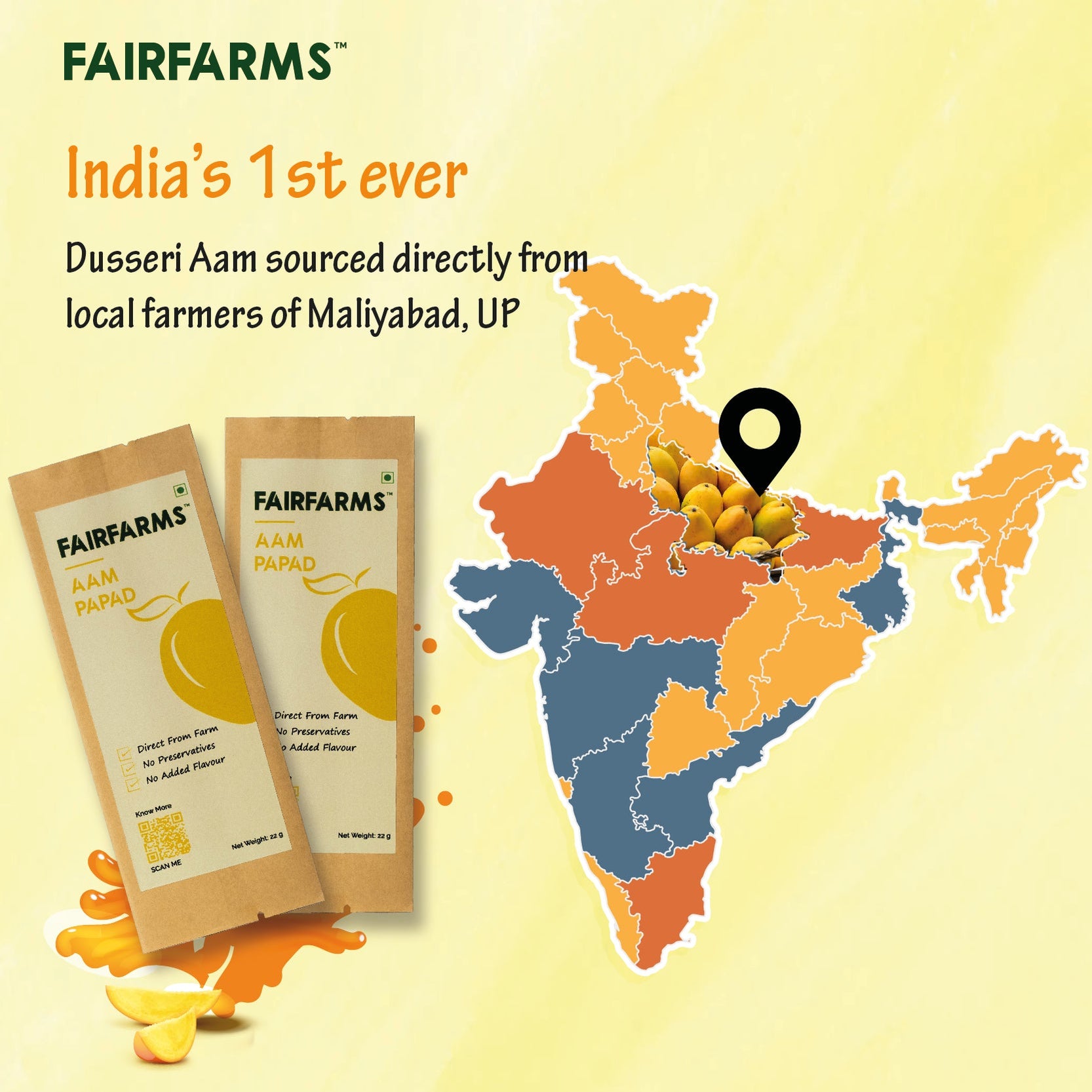 Buy Mango bar from Jaipur's Fairfarms, Online
