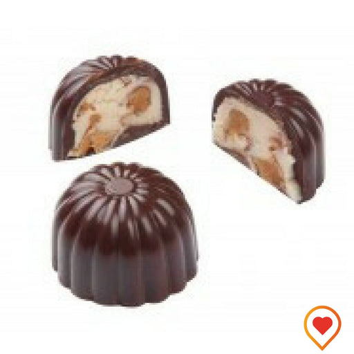 Rich white ganache blended with Canadian maple syrup & roasted almond in dark Chocolate - foodwalas.com