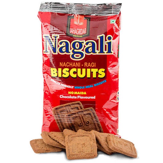 Jahagirdar Bakers - Sugarfree Ragi - Nagali Chocolate Biscuits